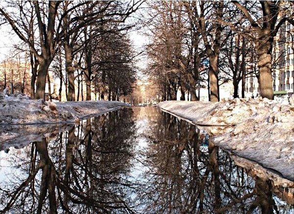 Ранняя Весна на улице