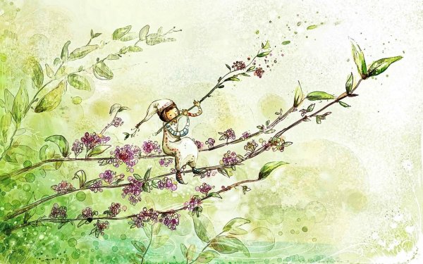 Цветы вербы