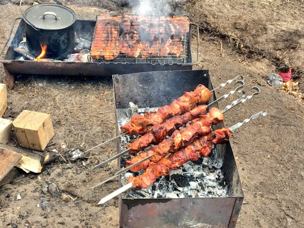 Шашлыки на даче