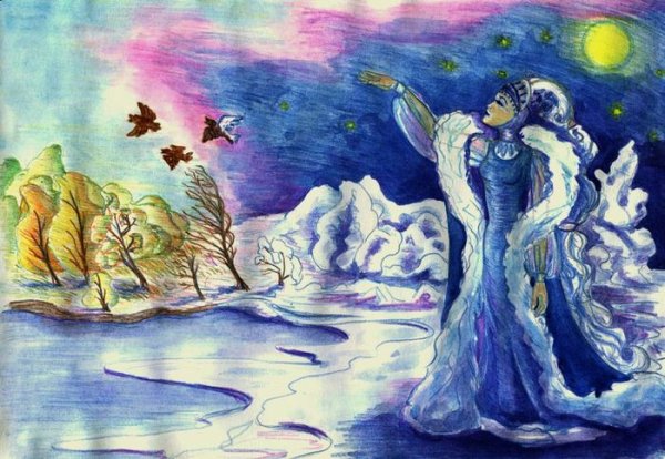 Образ весны и зимы