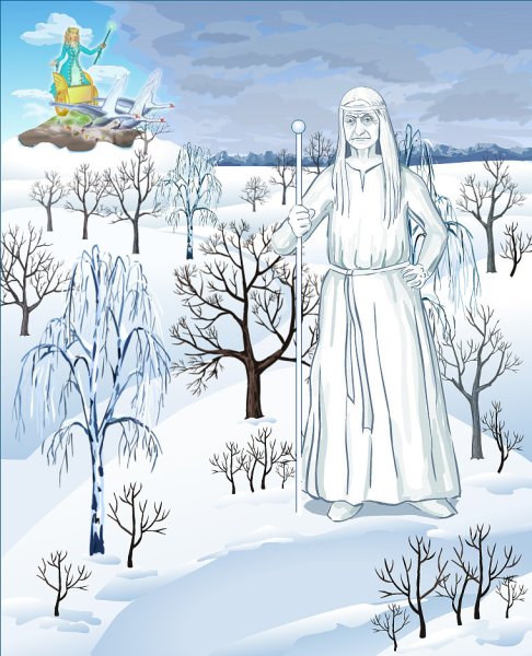 Проказы старухи зимы Ушинский