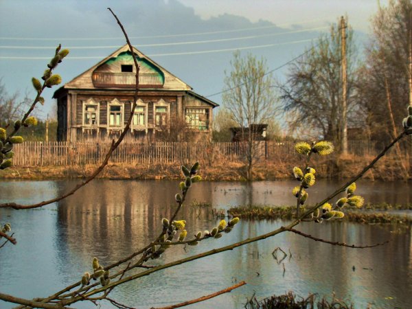 Весна в деревне