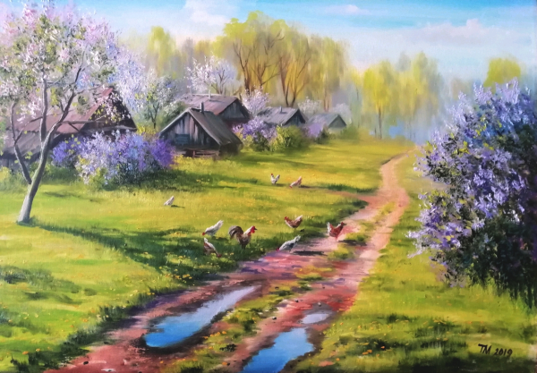 Деревенский домик