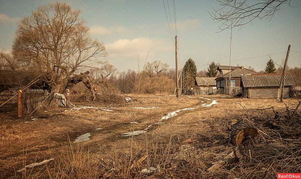 Весна в деревне