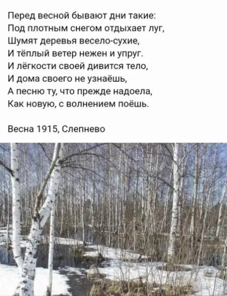 Была зима перед весною. Была зима перед весною