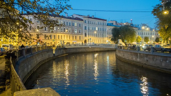 Река Фонтанка в Санкт-Петербурге