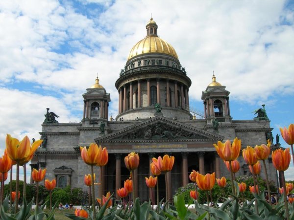 Исаакиевский собор Весна