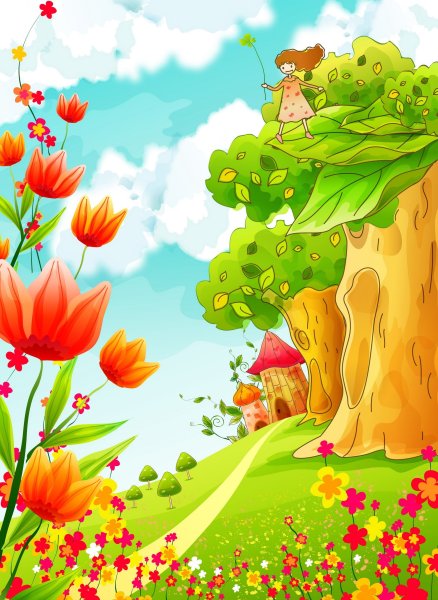 Мультяшный фон