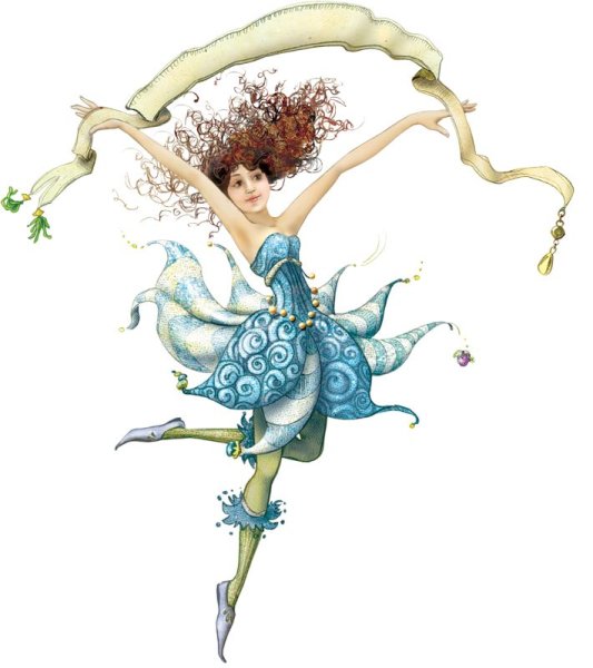 Фея с длинными волосами