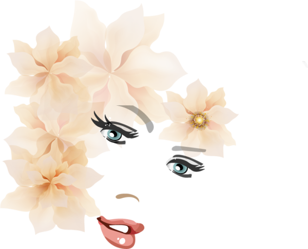 Силуэт девушки весны