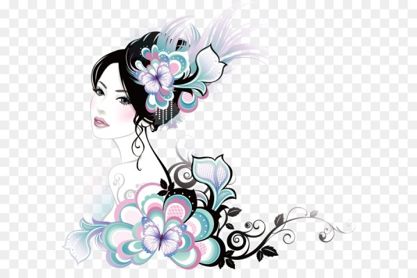 Женщина в цветах