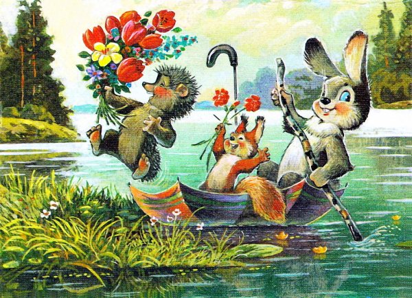 Владимир Зарубин иллюстрации заяц