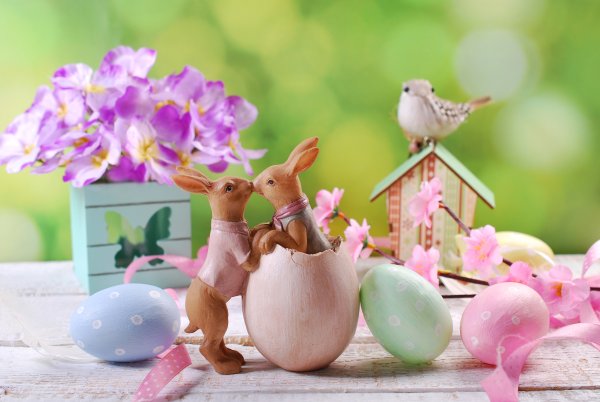 Весенний фон Пасха