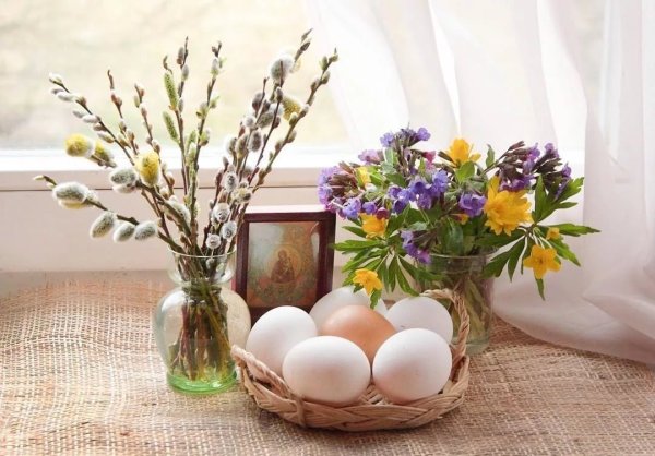 Букет весенних цветов