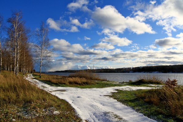 Весна снег