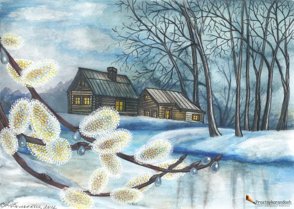 Весна рисунок