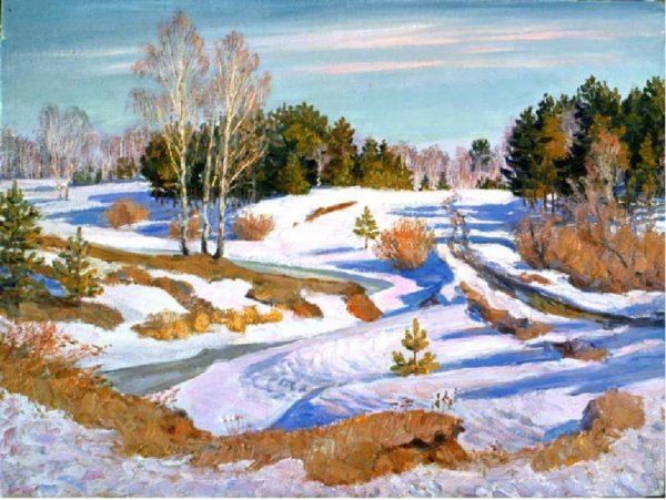 Весенняя Проталинка Левитана