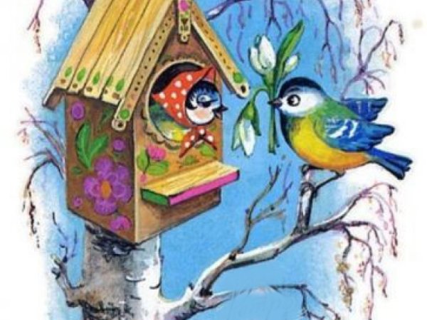 Птицы весной для детского сада