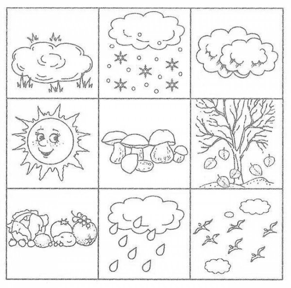 Признаки весны задания