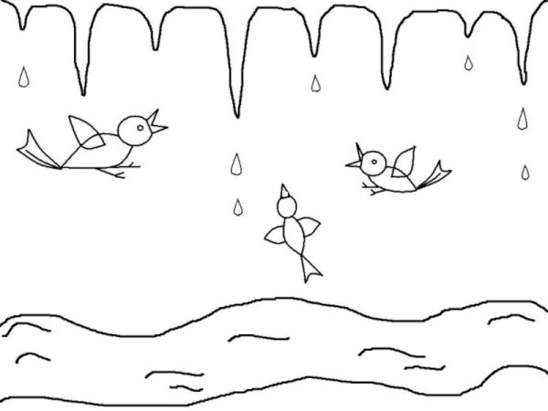Весенние задания для дошкольников