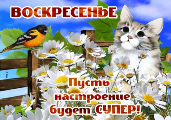 Открытки с воскресеньем