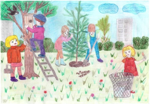 Добрые дела рисунки детей