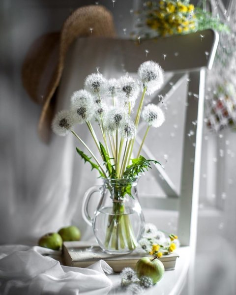 Букет из одуванчиков