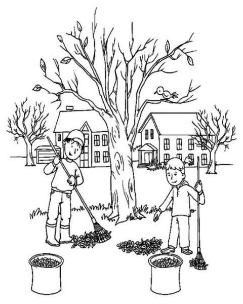 Труд детей в детском саду