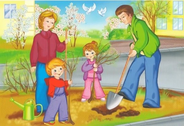 Раскраски в сад о весне