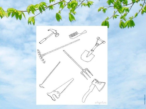 Труд людей осенью