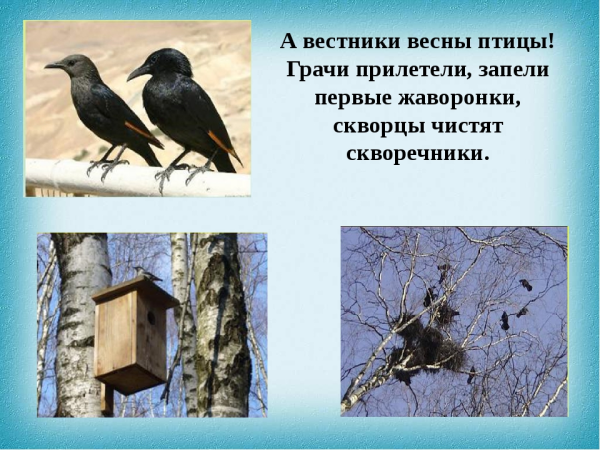 Иллюстрации на тему Весна для детей