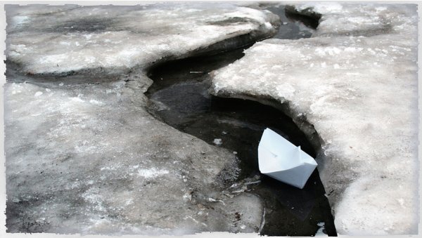 Весенние ручьи в городе