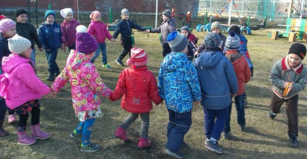 Подвижные игры весной на улице