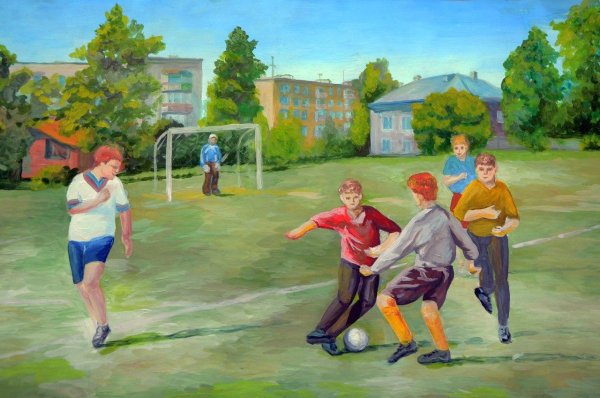 Композиция станковая во дворе