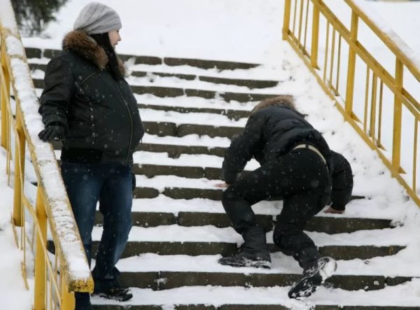 Скользко на улице