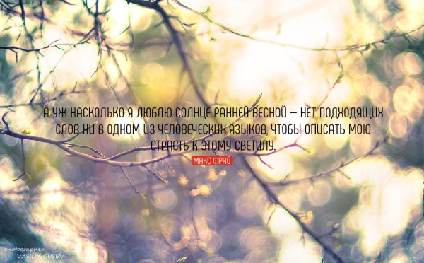 Цитаты про весну