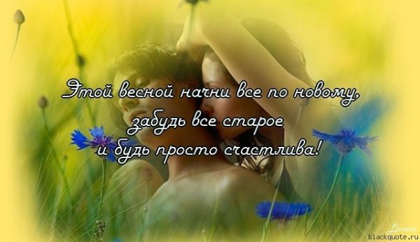 Цитаты про жизнь и весну