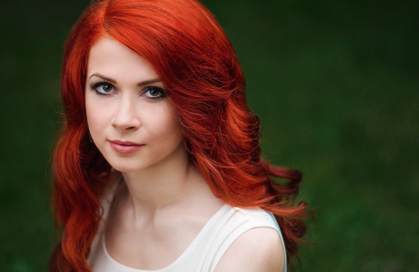 Рыжий цвет волос Чапман
