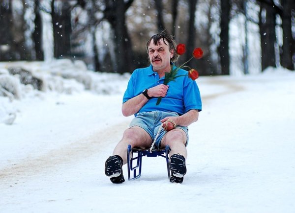 Валентин уже в пути