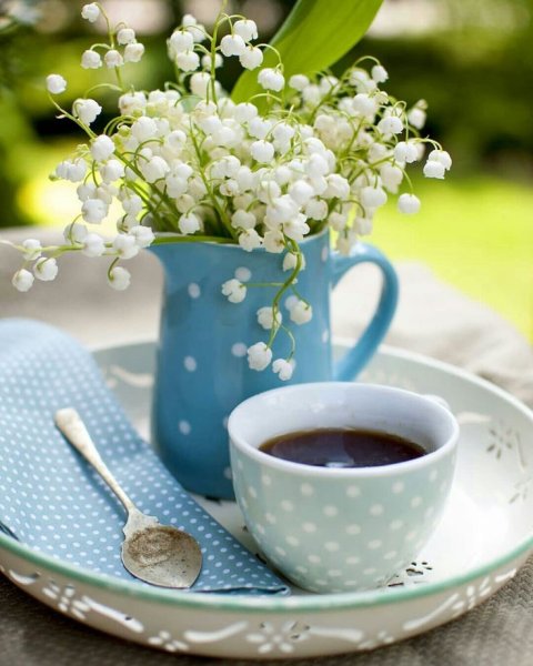 Кофе Весна цветы