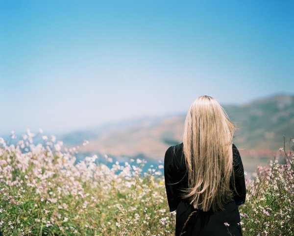 Блондинка со спины