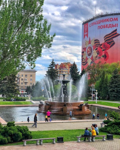 Набережная Ростова-на-Дону Весна