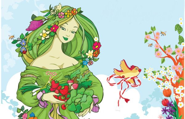 Весна иллюстрация