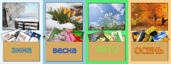 Зимние весенние летние осенние месяцы