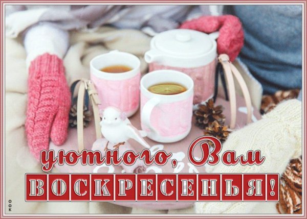 Уютного зимнего воскресенья