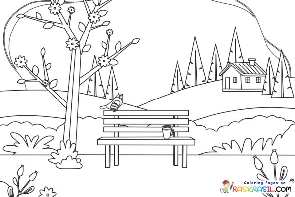 Раскраски весенние путешествие