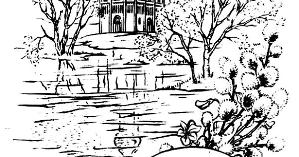 Раскраска. Весна