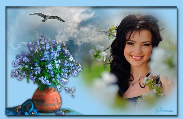 Девушка с незабудками