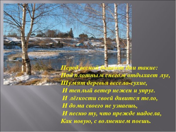 Дерево перед весной