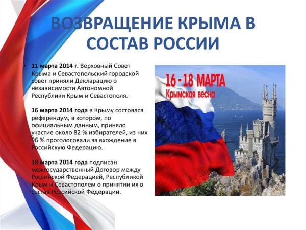 Воссоединение Крыма с Россией открытки